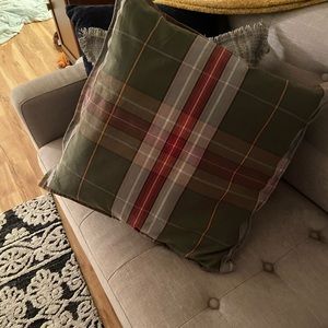 Plaid Pillow Cover with Pillow - Pottery Barn